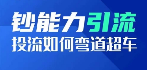 钞能力引流：投流如何弯道超车，投流系数及增长方法，创造爆款短视频-休闲网赚three