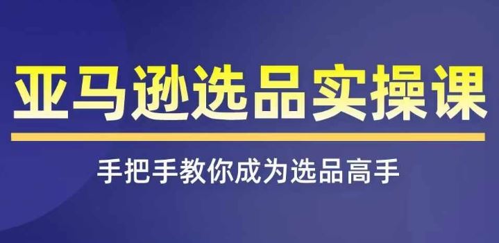 亚马逊选品实操课程，快速掌握亚马逊选品的技巧，覆盖亚马逊选品所有渠道-休闲网赚three