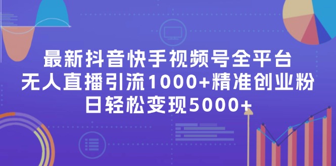 （11970期）最新抖音快手视频号全平台无人直播引流1000+精准创业粉，日轻松变现5000+-休闲网赚three