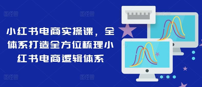 小红书电商实操课，全体系打造全方位梳理小红书电商逻辑体系-休闲网赚three